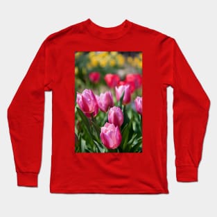 Tulips in my garden Long Sleeve T-Shirt